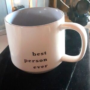 Threshold White Coffee Mug with Affirming Message